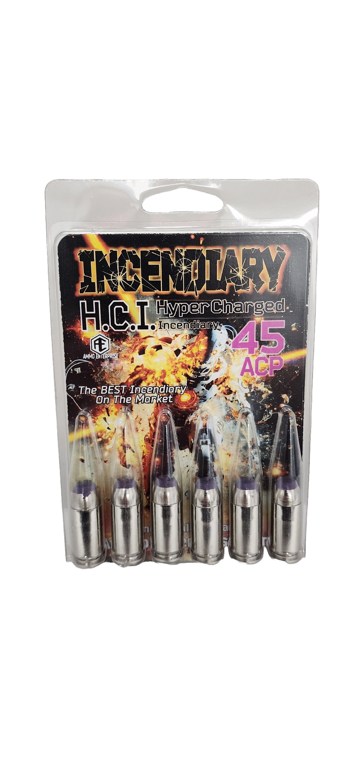 NEW PRODUCT! .45 ACP HCI Hyper-Charged Incendiary 6 Round Blast Pack