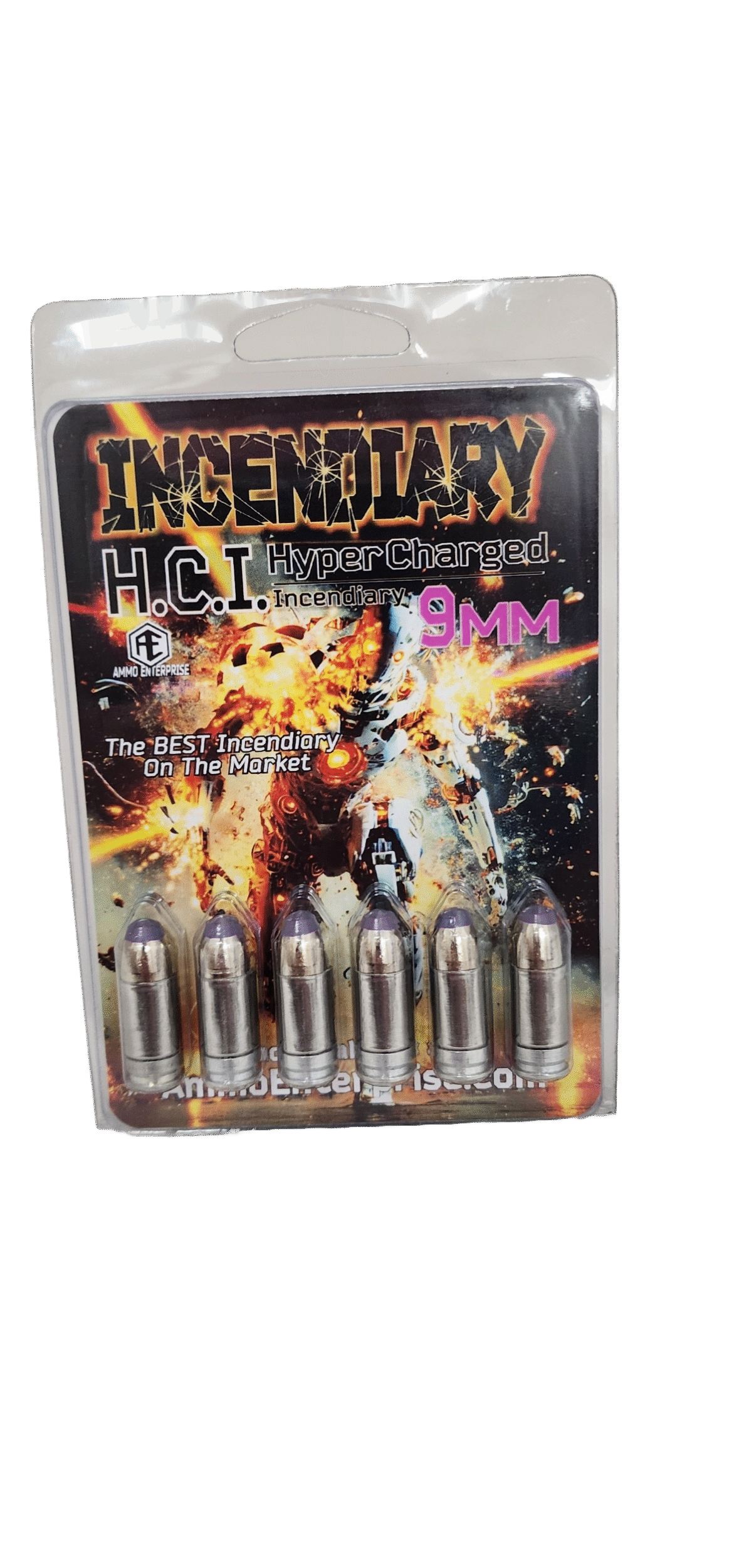 NEW PRODUCT! 9x19mm HCI Hyper-Charged Incendiary 6 Round Blast Pack