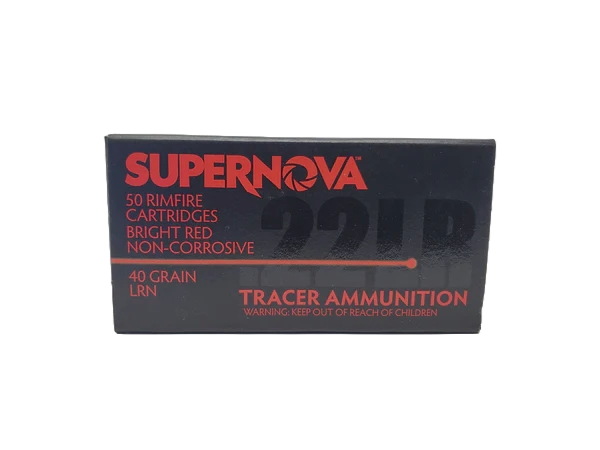 NEW PRODUCT! Supernova .22 LR Red Tracer Ammunition 50 Rounds