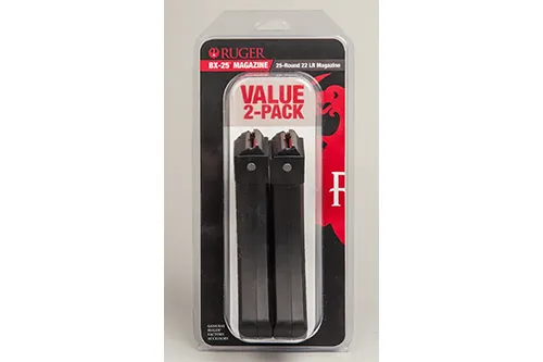 SPRING SALE!! Ruger 10/22 .22LR 25rd Magazine Black 2-Pack